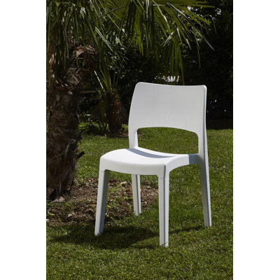 Leda Stackable Outdoor Patio Dining Armchair
