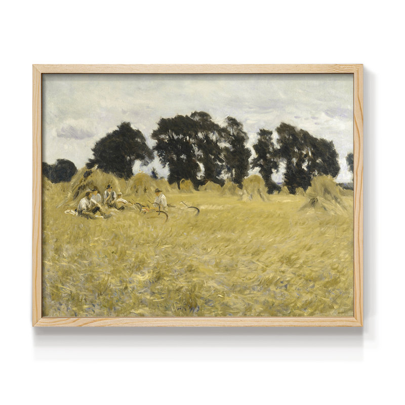 Paysages rétro-DCCXLV-Reproduction encadrée - réversible, H 11 po x l 14 po, Naturel