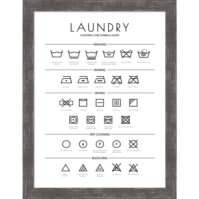 "Laundry Laundry" par May - impression encadrée