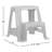 2 - Step Plastic Lightweight Step Stool