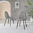 Morral Luxury Diamond Quilt Stitched Faux Leather Upholstered Tapered Metal Leg Dining Chairs-963833133-963833042