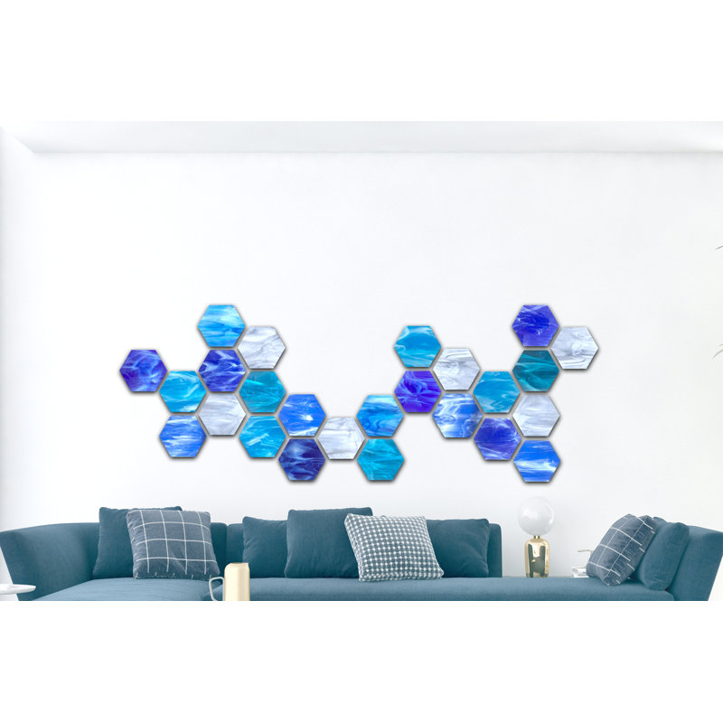 Water Handmade Glass Wall Decor