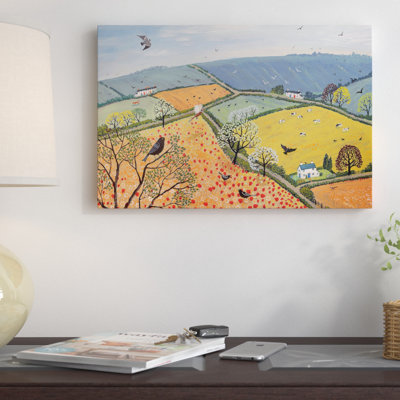 « the view from de dépilay hill », reproduction sur toile