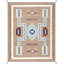 Hand Woven Cotton and Wool Area Rug