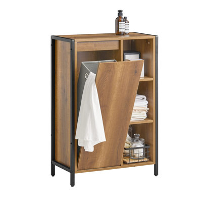 Wood Cabinet Laundry Hamper