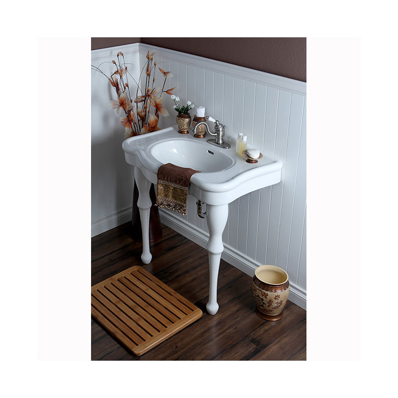 Kingston Brass Imperial 32-Inch Console Sink, 4" Centerset