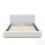 Cadre de lit plateforme tapissier Boucle, conception à profil bas avec base en bois, aucun sommier tapissier requis-2013963831