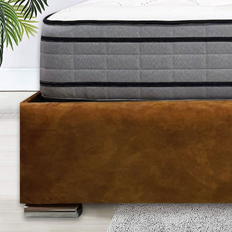Upholstered Bed, Claret, Small Double (4')