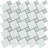 Spin White/Gray 11 in. x 11 in. Matte Porcelain (16.88 sq. ft./Case)-91637317