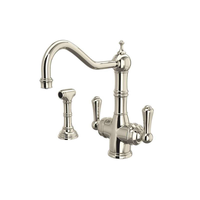 Edwardian™ Hot and Cold Water Dispensers with Accessories, Polished Nickel
