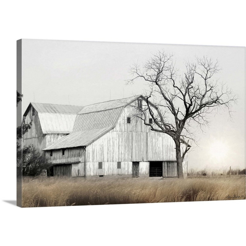 "Ohio Fields I" par Lori Deiter, reproduction d'art sur toile avec quincaillerie de fixation, Toile tendue, H 32 po x l 48 po