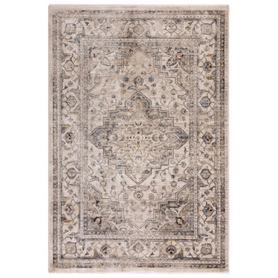 Beimnet Machine Woven Beige/Grey Indoor Rug