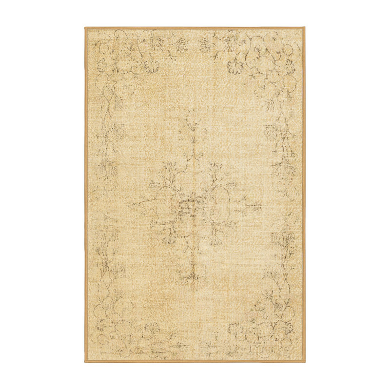 Tapis brun traditionnel Traditional 1447, Rectangle 7 pi x 9 pi