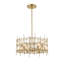 Lustre géométrique 6 lumières façon bougie-301178248