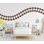 Chemin de fer train autocollant mural autoroute vinyle autocollant piste route décoration murale salle de jeux pour enfants chambre de garçons art mural chambre à coucher autocollant mural 606RS
