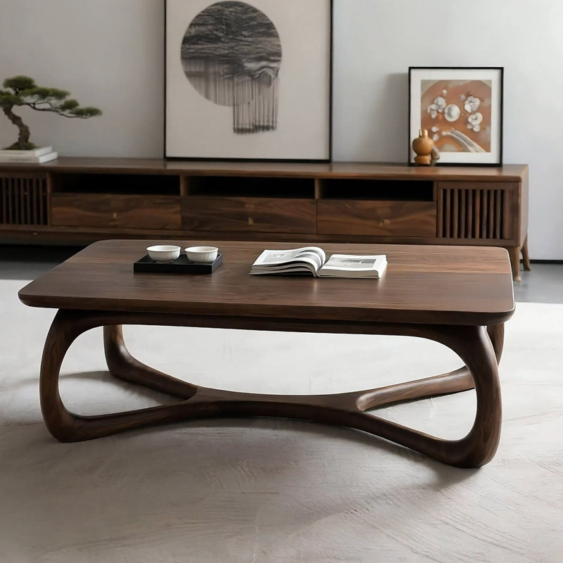 Table basse de style chinois rétro minimaliste