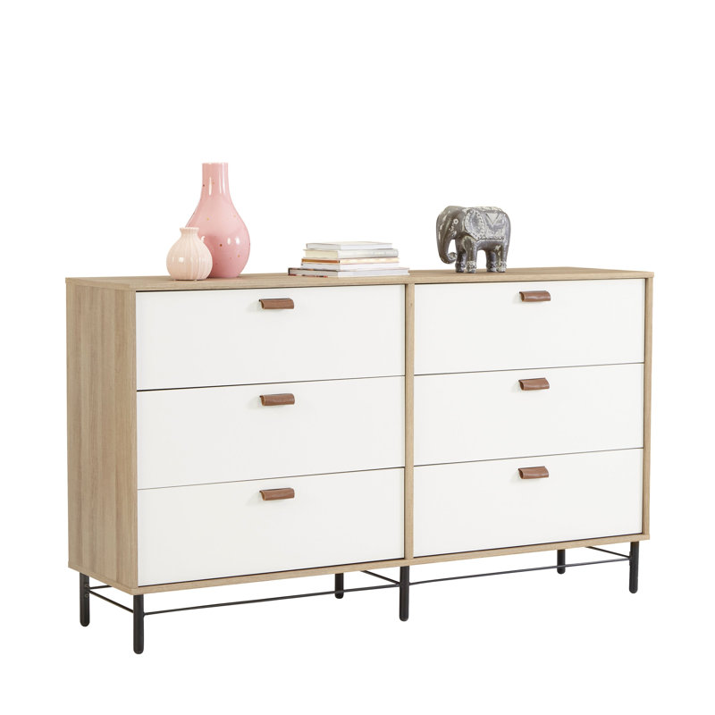 Commode à six tiroirs