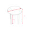Table basse ronde pour le salon