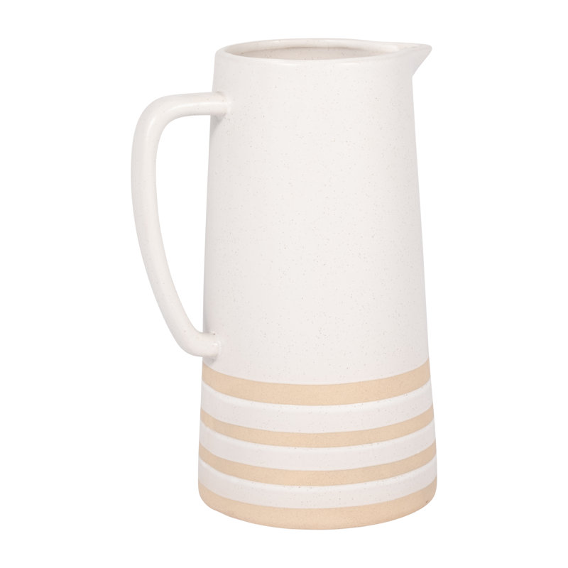 Kekoa Handmade Ceramic Table Vase, 10" H x 7" W x 5" D