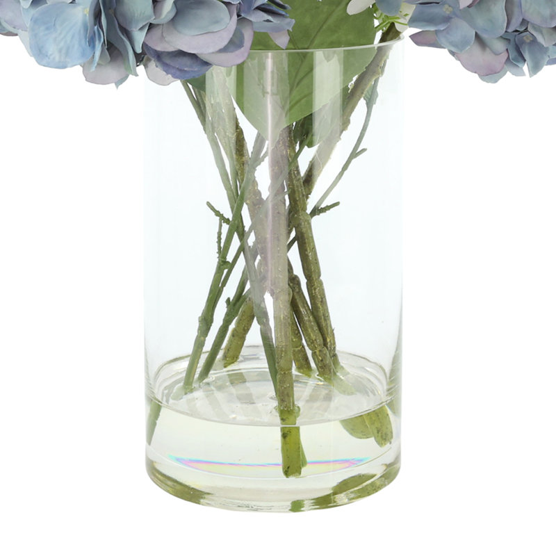 White And Blue Hydrangea Bouquet