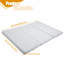 Grand lit escamotable noir avec matelas pliable