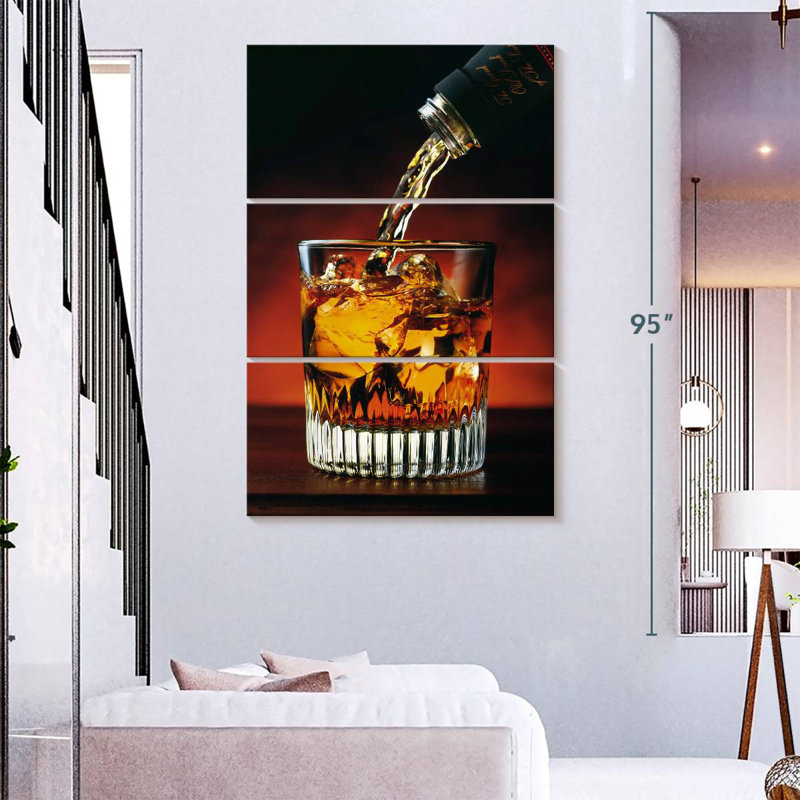 Yarlin Flowing Whisky, 50" H x 32" W