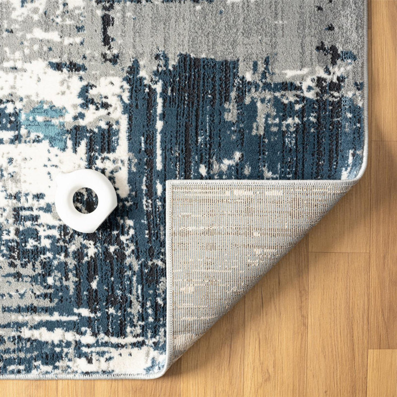 Sharne Abstract Indoor Rug, Rectangle 7'8" x 10'