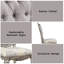 Ensemble de 2 chaises d'appoint Ariadne en velours et finition platine antique