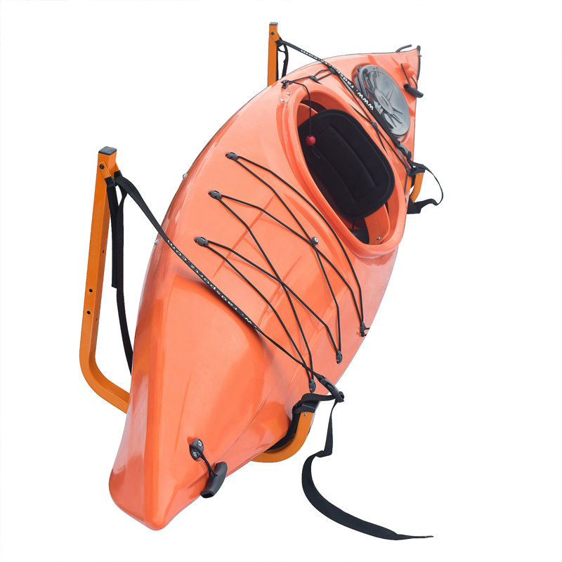 Rad Sportz Ensemble de 2 crochets de rangement pour kayaks, planches de surf, paddles ou planches à neige, orange