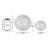 Marqual Aluminum Metal Decorative Orbs & Vase Filler with Open Lattice Work Set-409929439