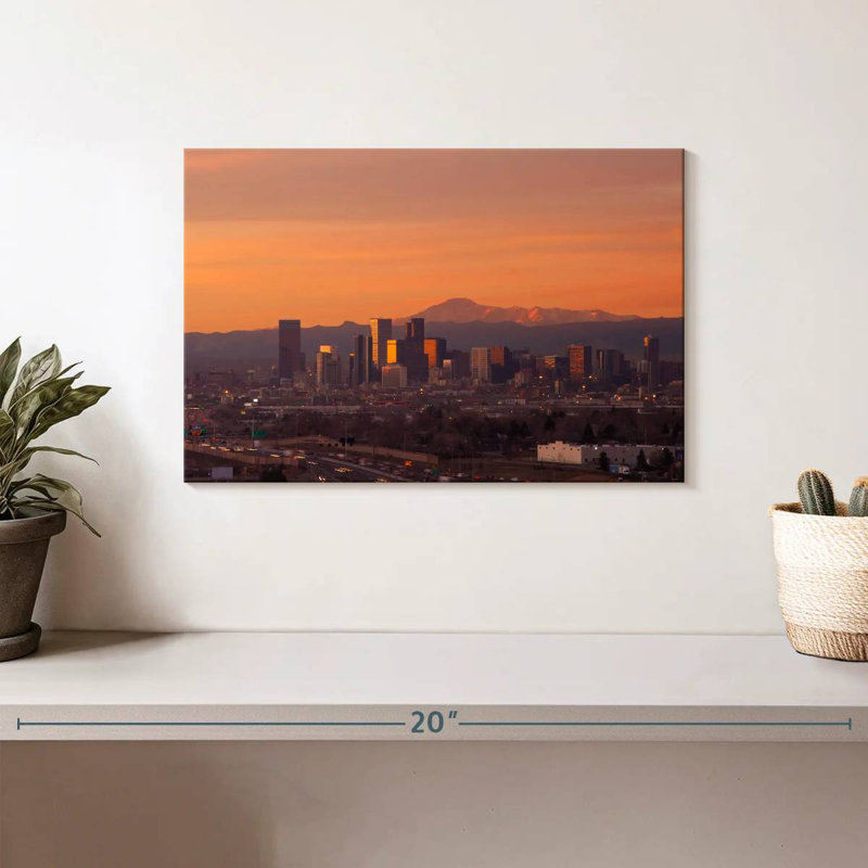 Coucher de soleil Sireci Denver, H 8 po x l 12 po