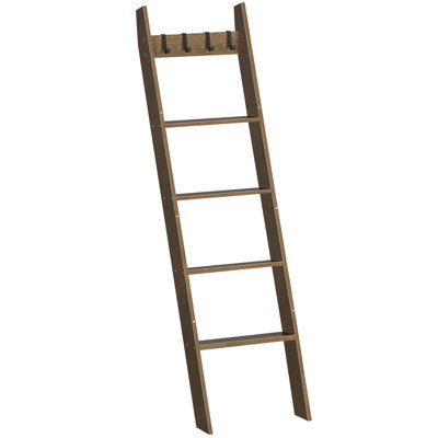 58.3" Wooden Blanket Ladder