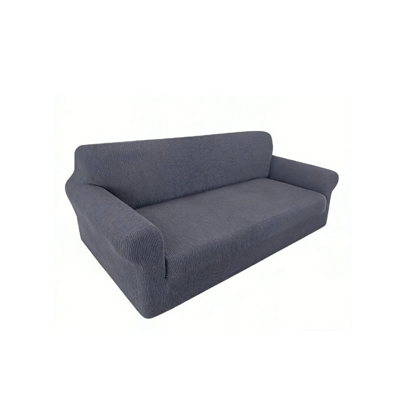 Polyester Box Cushion Sofa Slipcover
