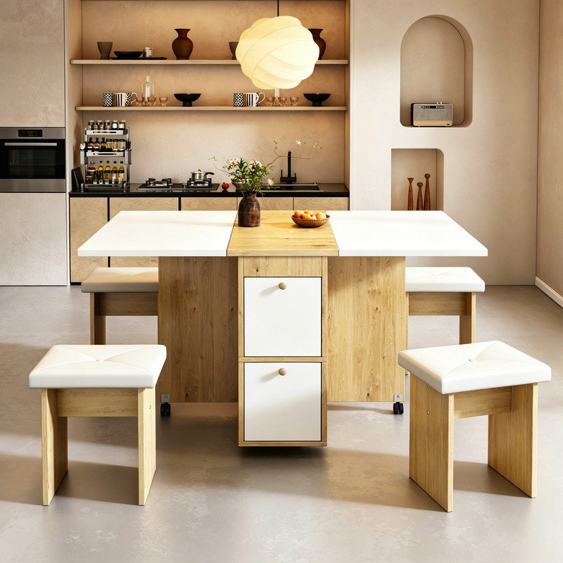 Dining Set, White
