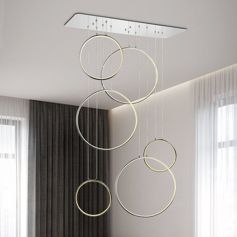 Lustre DEL l 33,46 po Carre
