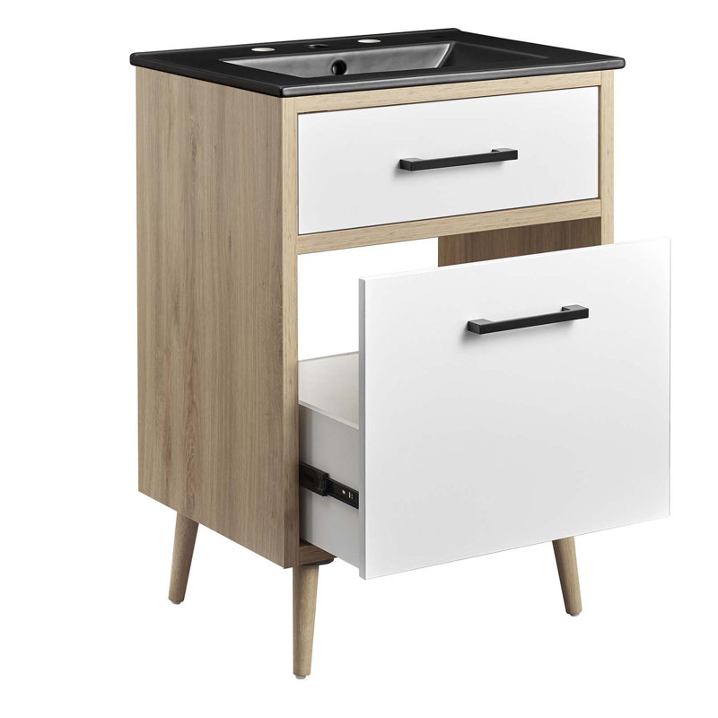Modway Maverick 24" Bathroom Vanity, Black