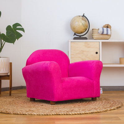 Fauteuil club Weybridge, microsuède rond