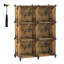 6 Pair Stackable Shoe Storage Cabinet