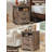 Breshauna 24" Tall Farmhouse Nightstand With Charging Station, Wood End Table With With 2 Drawers, Built-In Outlets-179736027