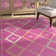 Derose Geometric Handmade Tufted Wool Fuchsia Area Rug