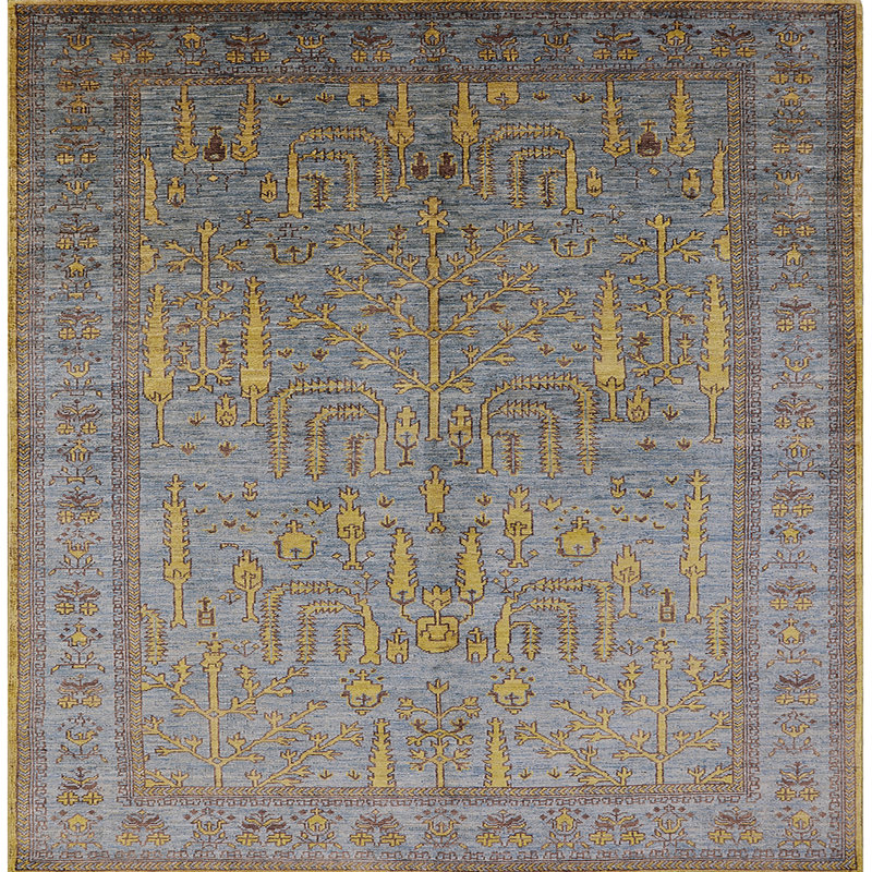 Grasonville Oriental Indoor Rug, Square 5'