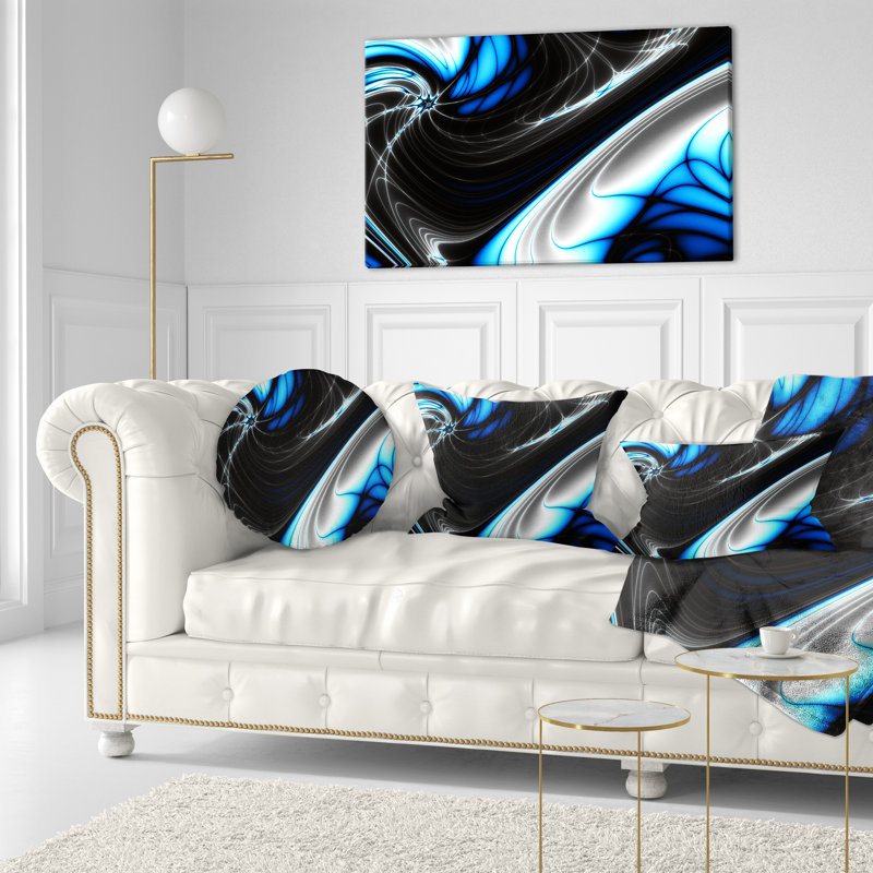 Illustration abstraite de fractale abstraite pour oreiller lombaire Creative Design