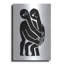 Ivy Bronx «Abstract Hug No 1» par Andreas Magnusson, art mural en métal-2027641483