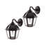 Polaris Solar Wall Light- Black