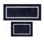 Tapis de bain en microfibre réversible Elegant High Pile - Parfait pour toute salle de bain-816990440-816990444