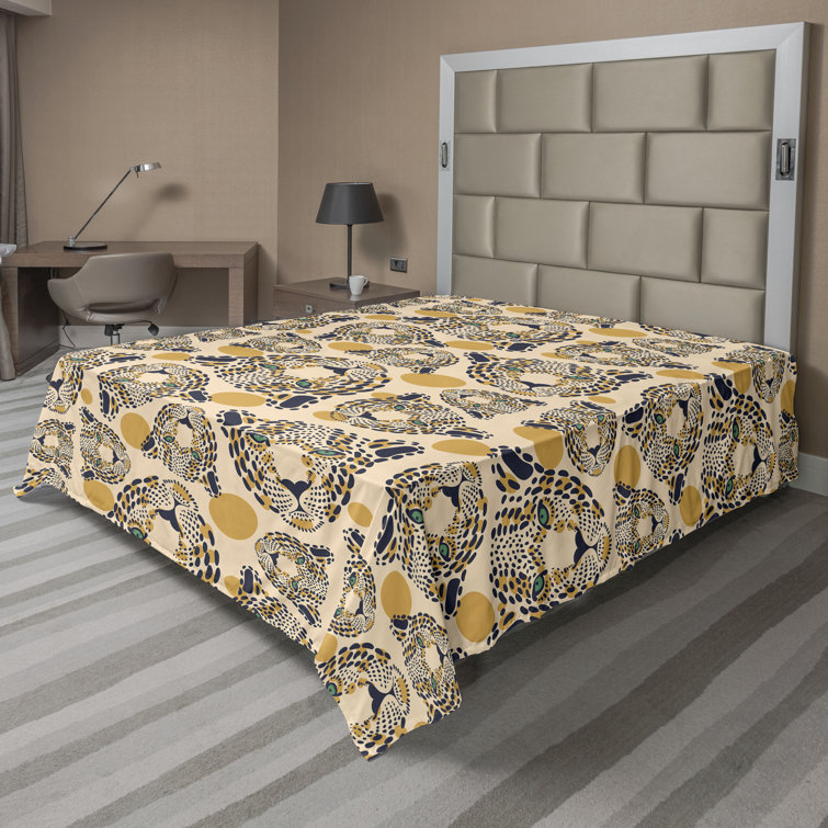 Ambesonne, drap plat floral pivoines, art botanique printanier
