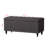 Ahrens Dark Grey Upholstered Storage Ottoman Bench with Flip Top, 18.7'' H X 41.73'' W-194711776-212872372