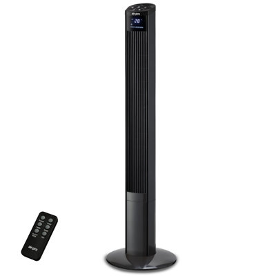 48" Tower Oscillating Fan - 3 Speeds - LED Display 15H Timer