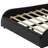 Upholstered Platform Bed With Thickened Headboard, Bluetooth Speakers And RGB LED Light-524316806