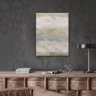 «Wautoma Abstract Neutral CXLVI» par ChiChi Decor, reproduction d'art sur toile tendue